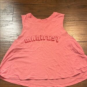 Pink Sleeveless Women's Top